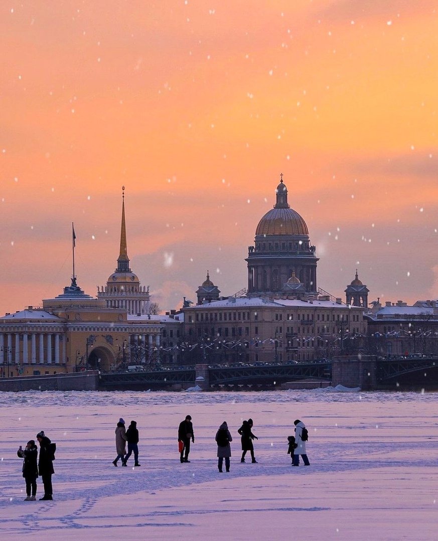 Зима в Петербурге Нева