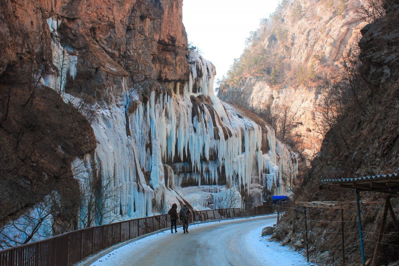 Безенги Кабардино Балкария зимой