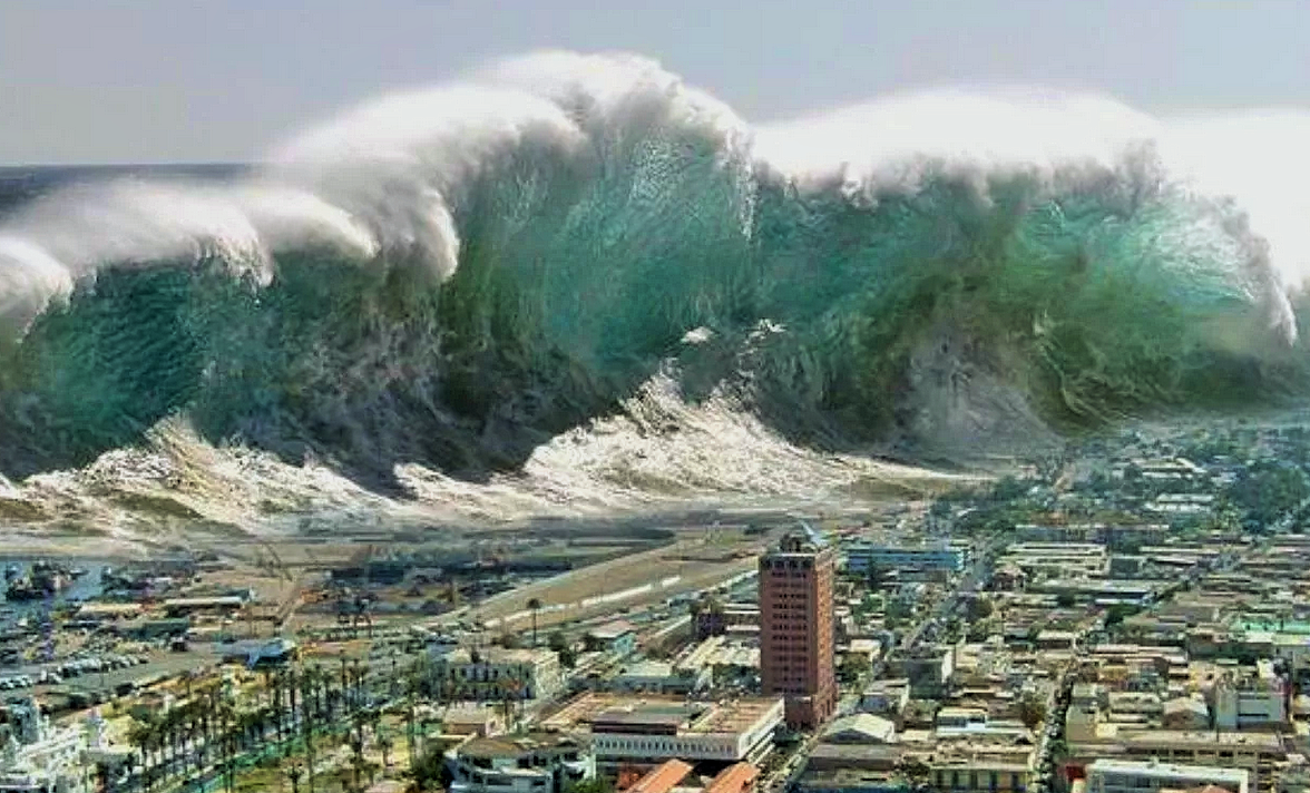 В мире происходят катаклизмы. ЦУНАМИ на Бали. Волна 40 метров ЦУНАМИ Япония.