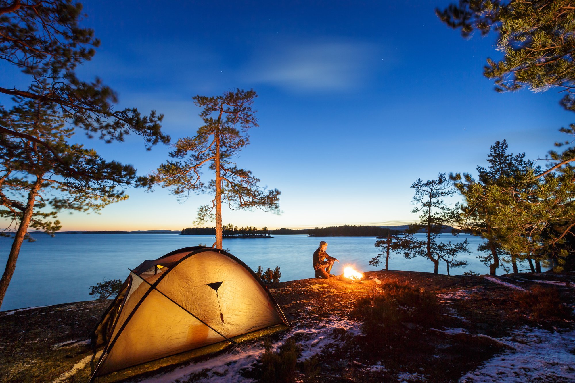 Camping pictures. Палатка рыбака.