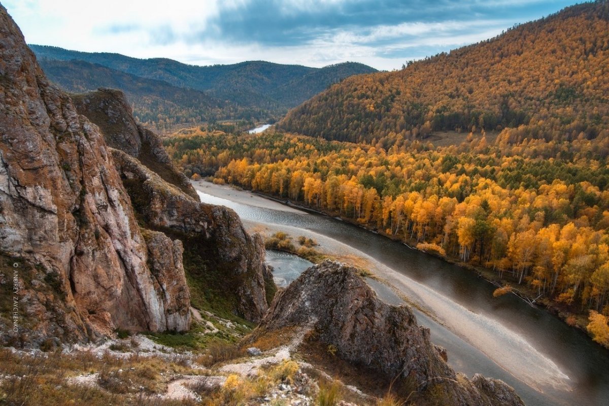 Горы осенью Хакасия